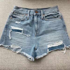 Madewell jean shorts